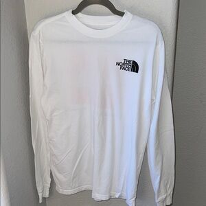The North Face Men's Classic White Long Sleeve Tee Size M